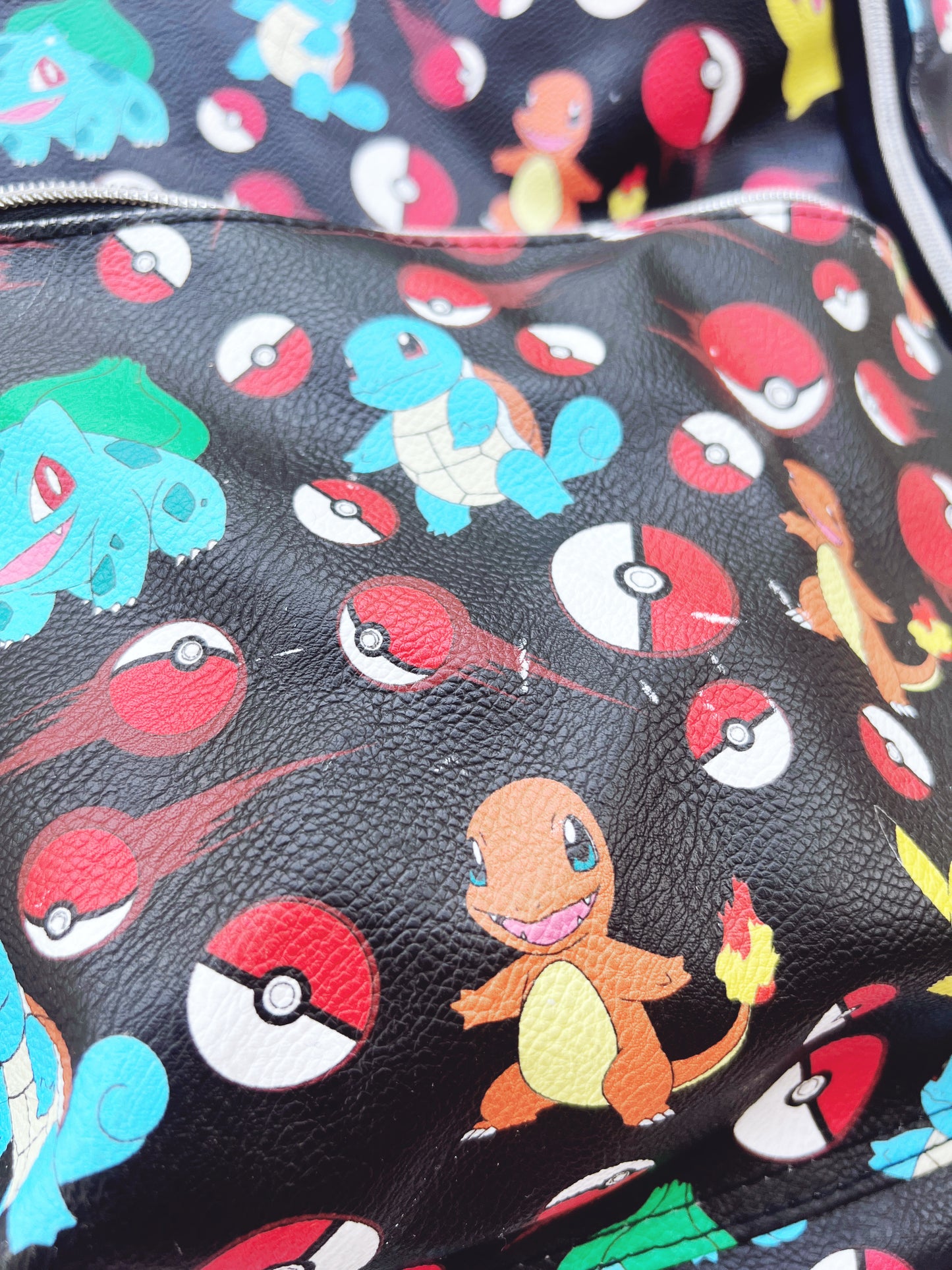 Pokemon leather loungefly Backpack full size