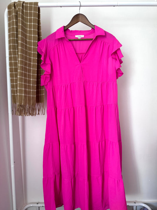 Pink umgee dress size 1XL