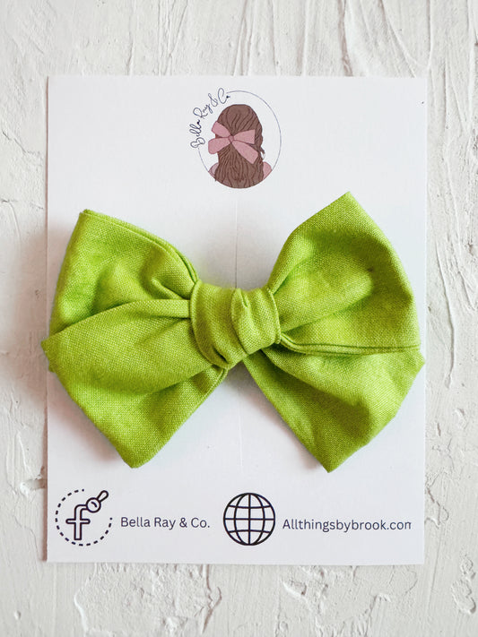 Lime green pinwheel