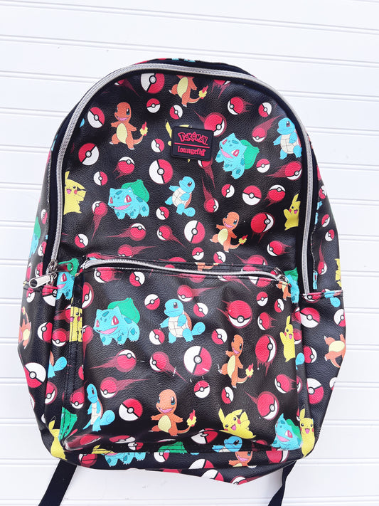 Pokemon leather loungefly Backpack full size