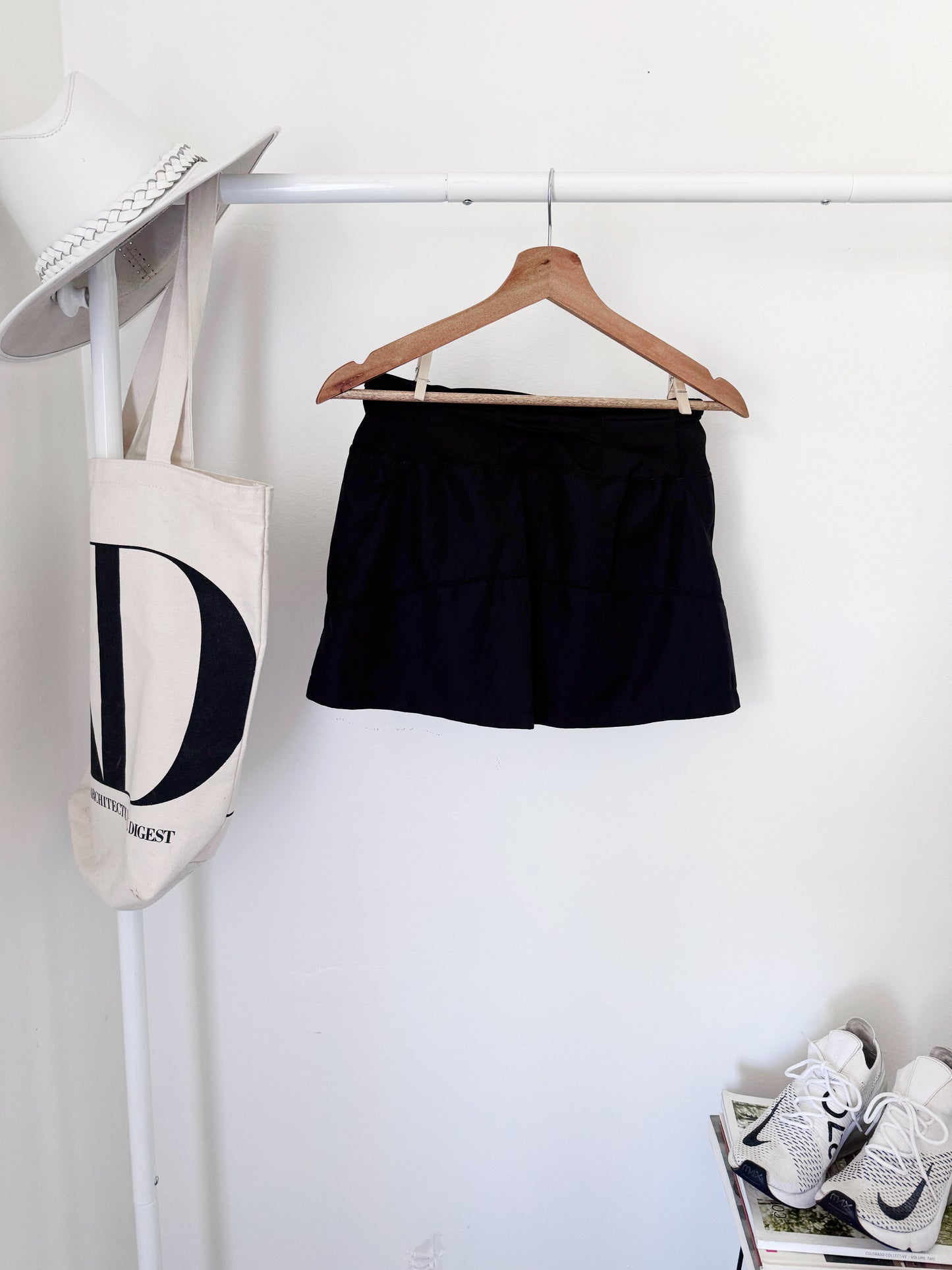 Black champion skirt with built in shorts size xs