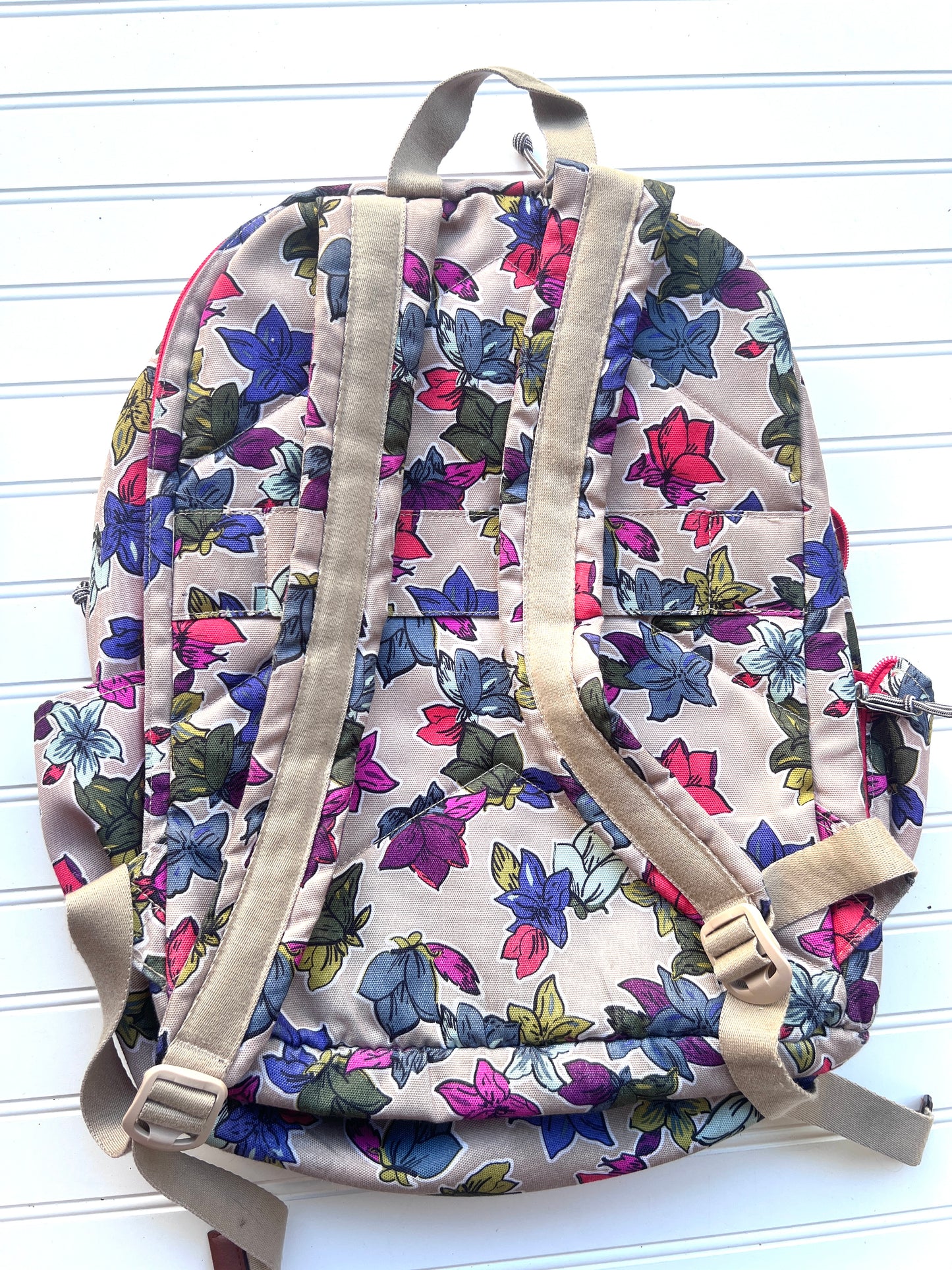 Vera Bradley Grand Backpack Falling Flow