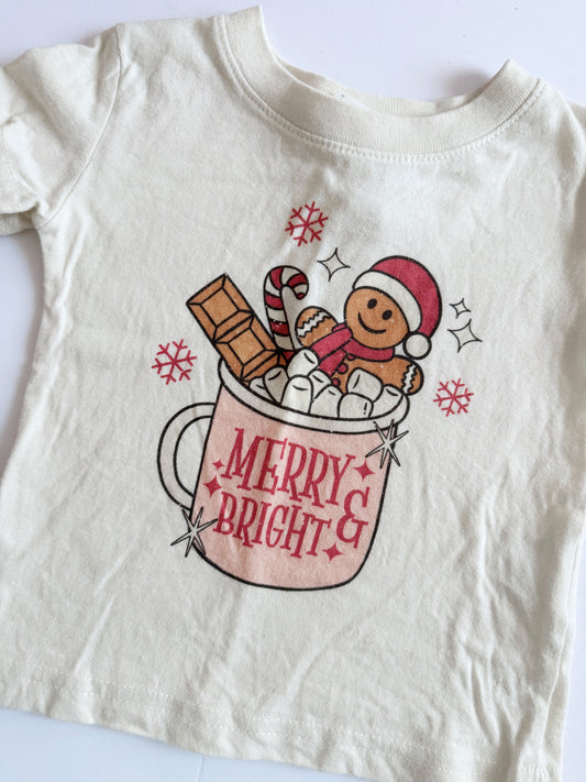 Merry & Bright tee 6mo