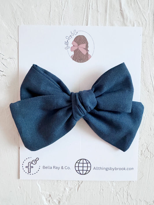 Deep teal blue pinwheel