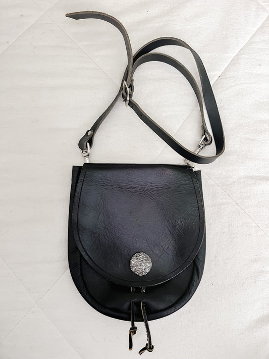 Vintage western leather crossbody